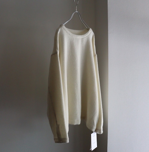 nonnotte " Draping C/N Pullove ( Raw White )"