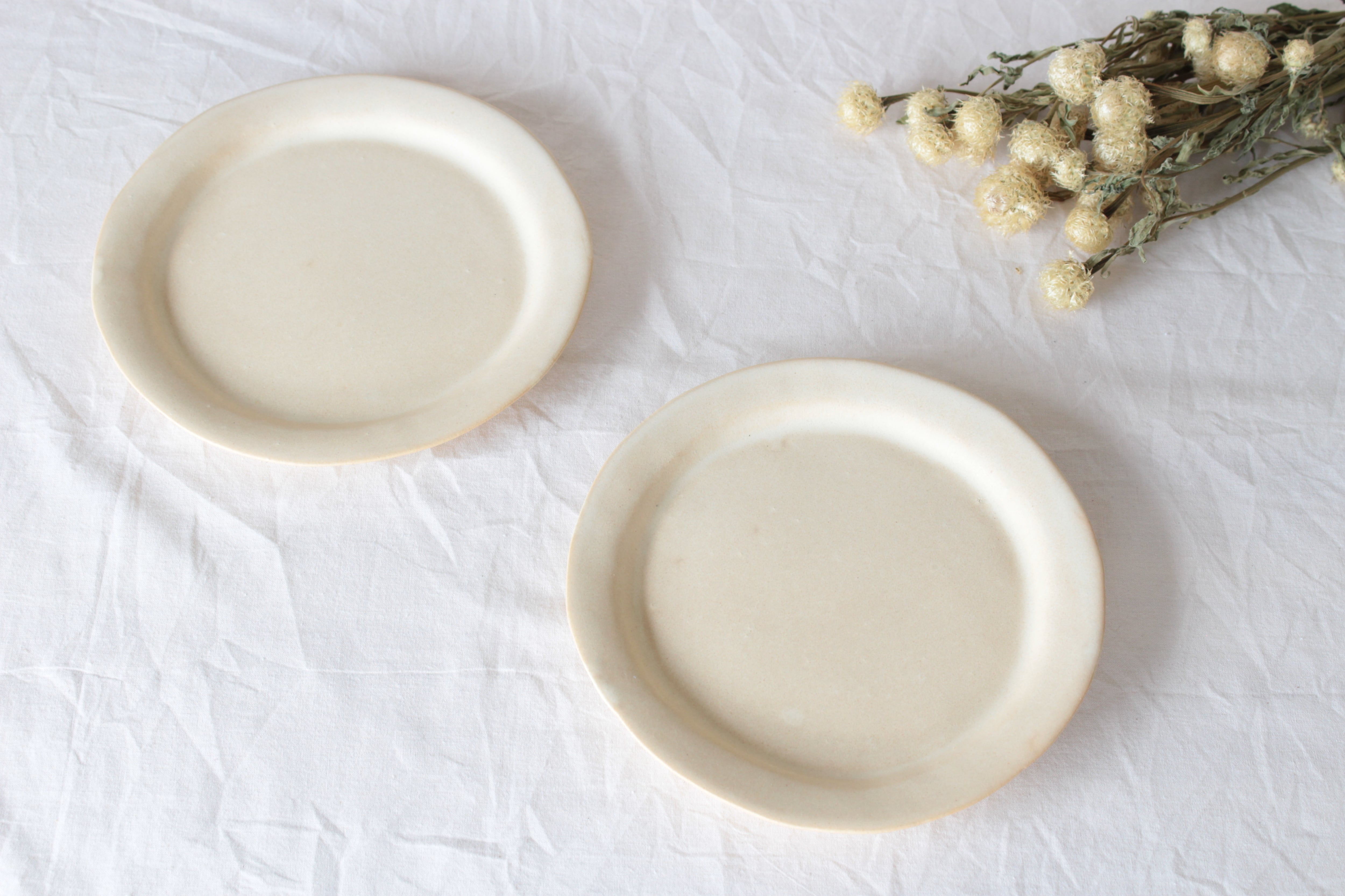 大森由貴奈】リム皿 溶白 C・D | 褻mono