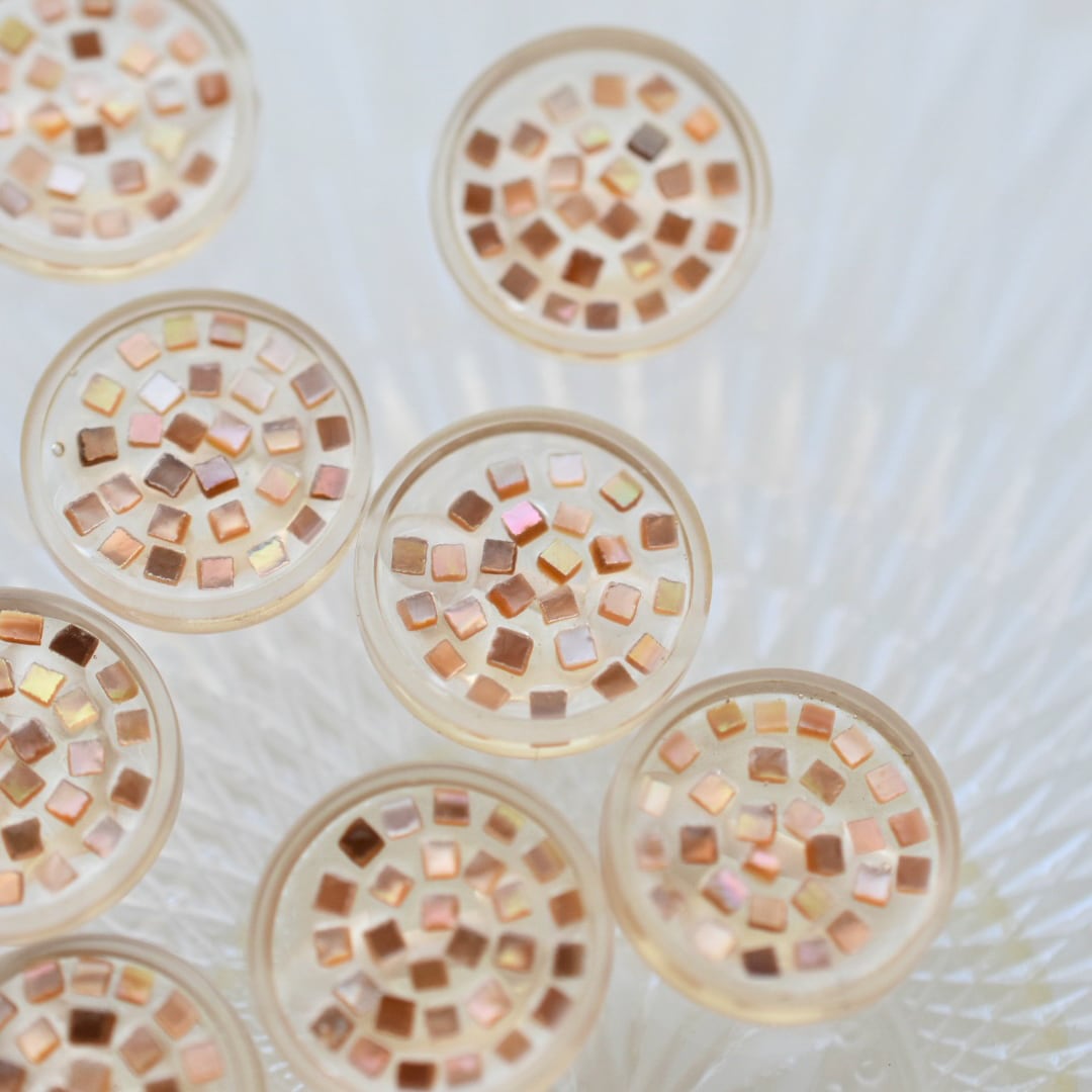 モザイクスパイラル(茶蝶貝)13㎜