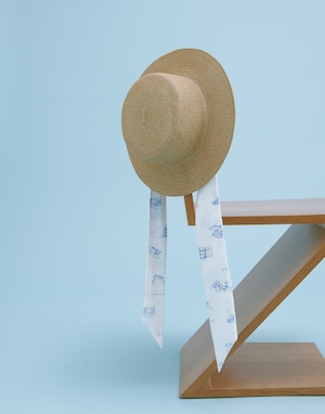 YM-030 “SOMEWHERE” PAINT STRAW HAT