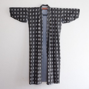 絣生地着物ジャケット古着木綿リメイク素材ジャパンヴィンテージ昭和 | kasuri fabric cotton kimono jacket japan vintage