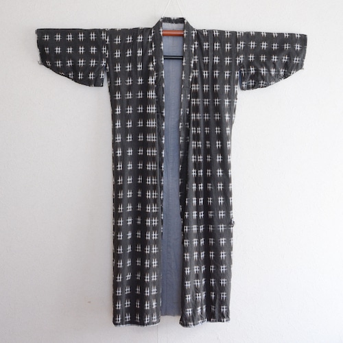 絣生地着物ジャケット古着木綿リメイク素材ジャパンヴィンテージ昭和 | kasuri fabric cotton kimono jacket japan vintage