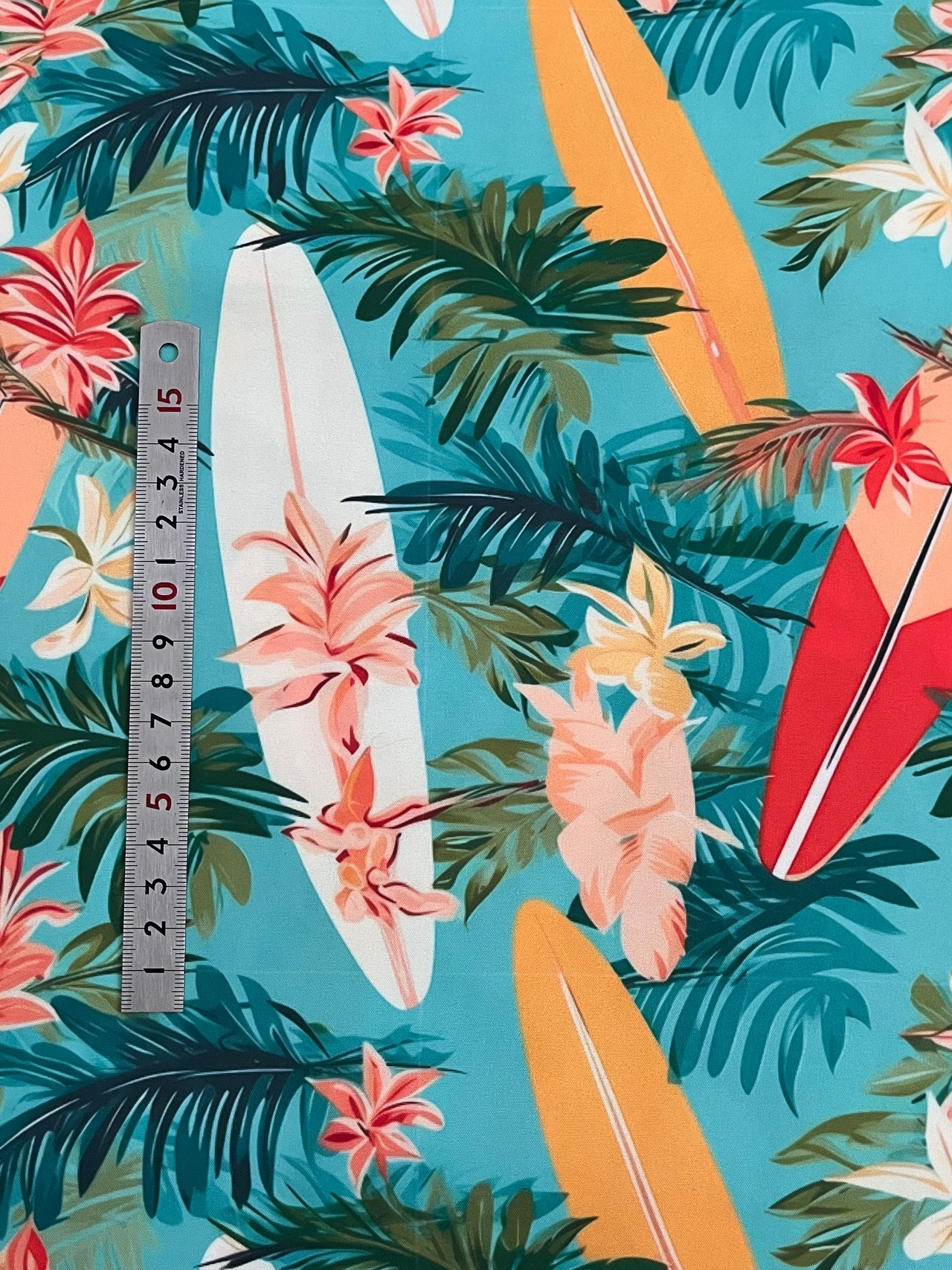 サーフボード柄Aファブリック生地