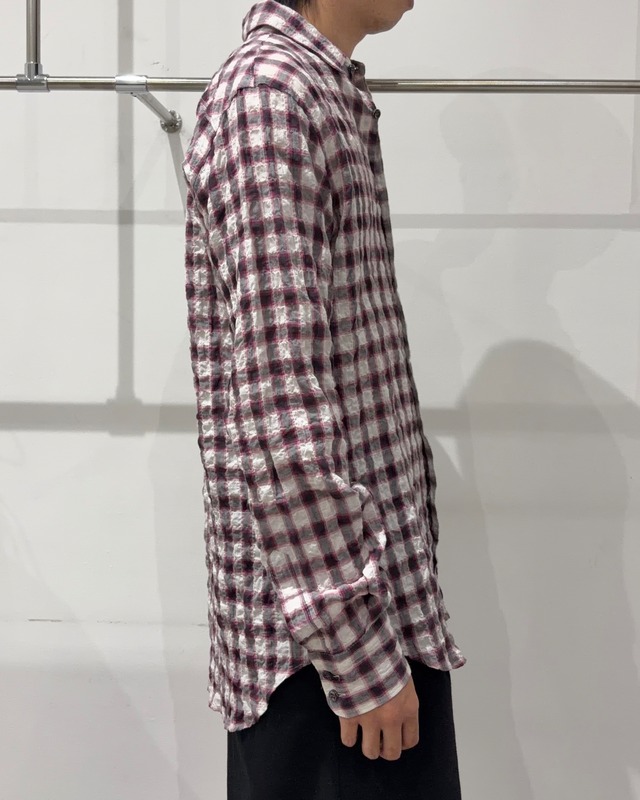 【DSQARED2】check slim long shirt