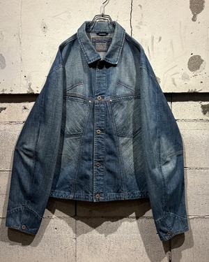 【Caka otto】“MARTHE FRANÇOIS GIRBAUD” Good Fade Vintage Denim Jacket