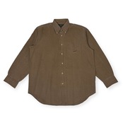 Henry Cotton's ヘンリーコットンズ BD ボタンダウン 長袖シャツ 41-16/ベージュ メンズ