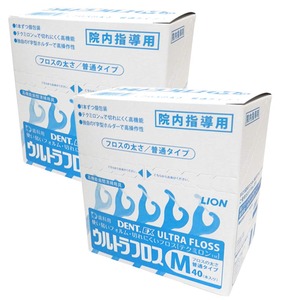 【特価処分】LION ライオン DENT.EX ウルトラフロス 40本入 M × 2