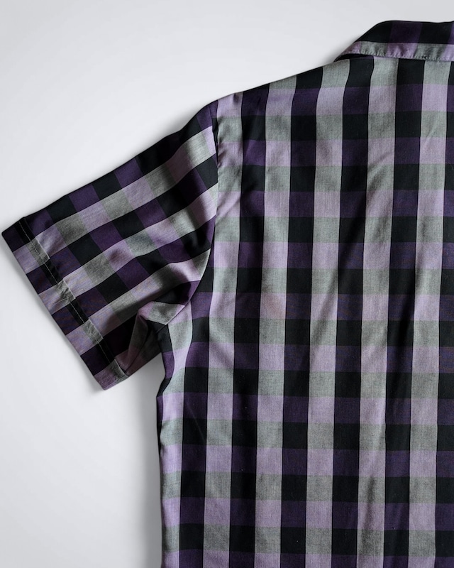 1960s TRIUMPH BLOCK PLAID S/S SHIRT