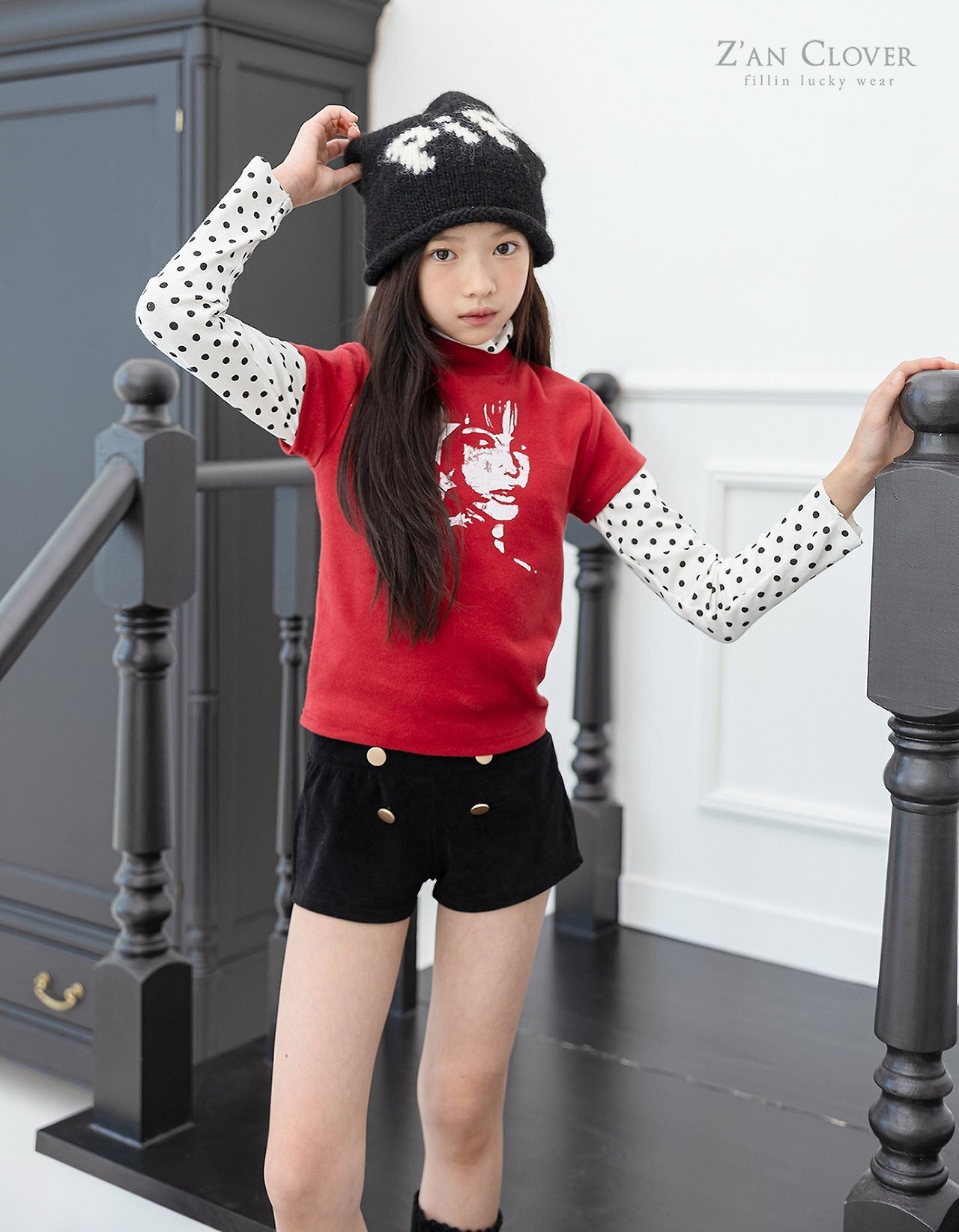 ZAN CLOVER［取寄］star face tee 26winter
