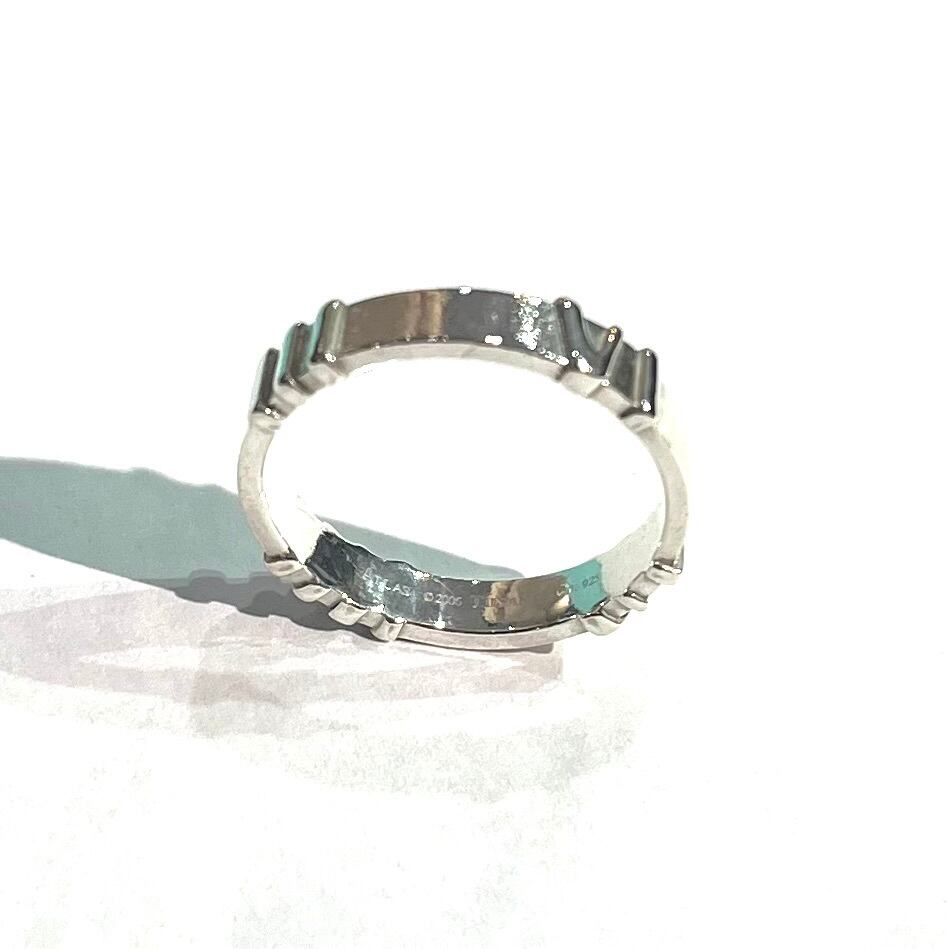 TIFFANY&CO.】2054 アトラスリング指輪 2006年限定／22号 シルバー925