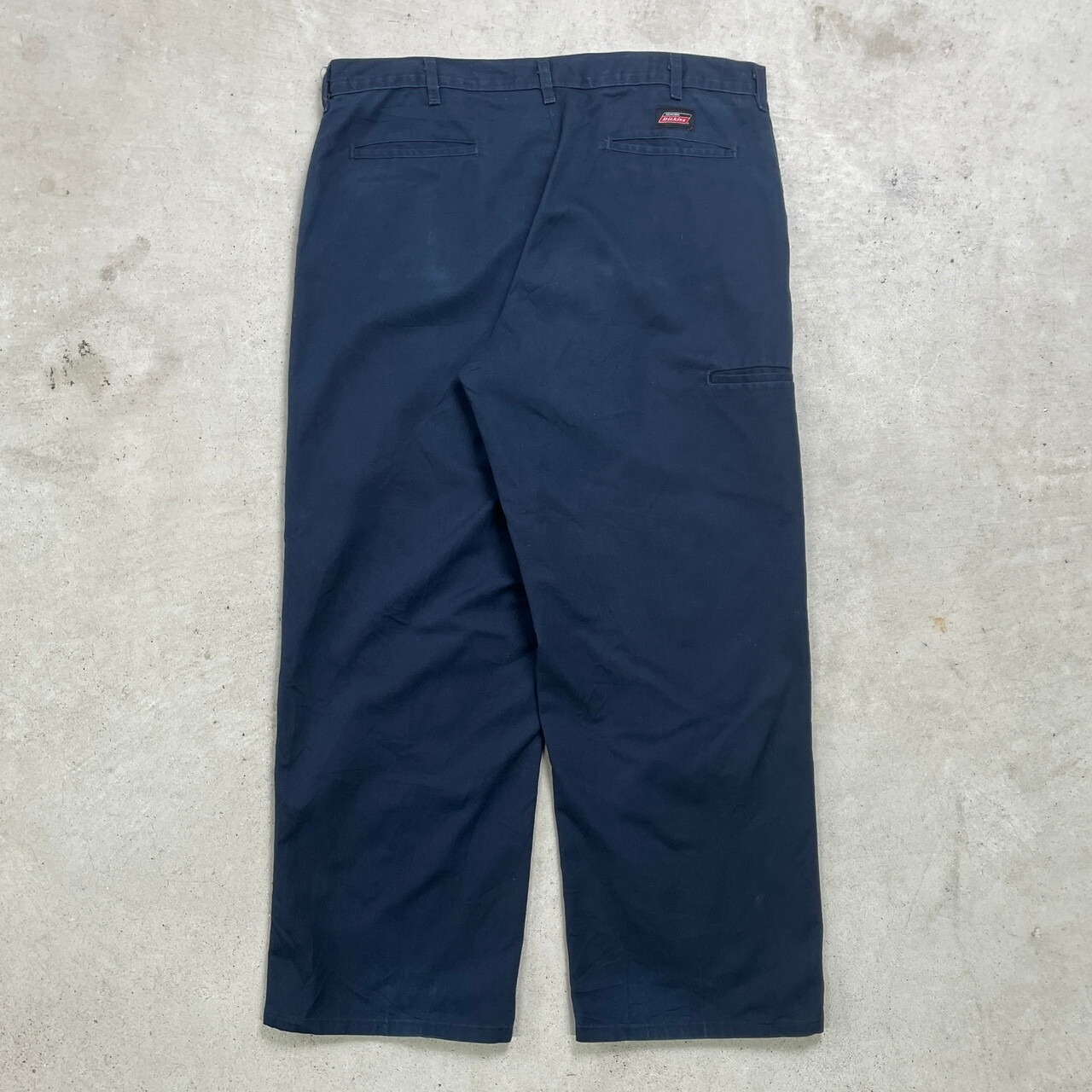 Dickies ディッキーズ ダブルニー ワークパンツ メンズW38 古着 紺色 
