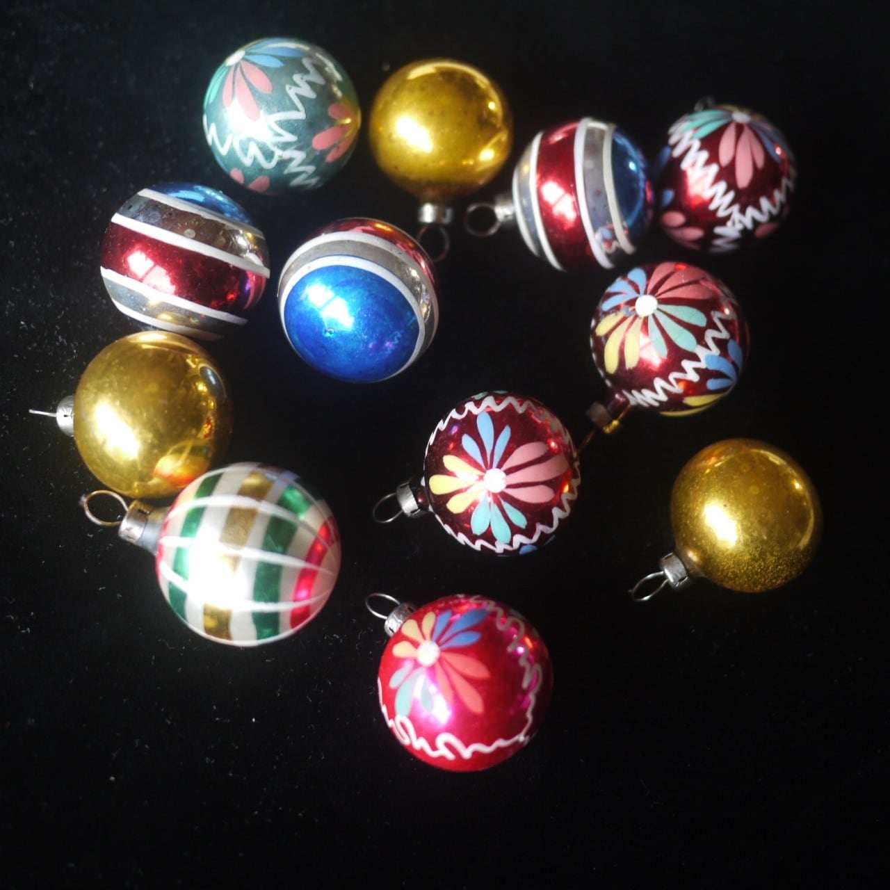 ガラスクーゲル クリスマスオーナメント12P ボヘミア