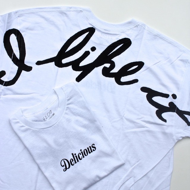 Delicious × EZ DO by EACHTIME. I Like It. T-Shirt  White