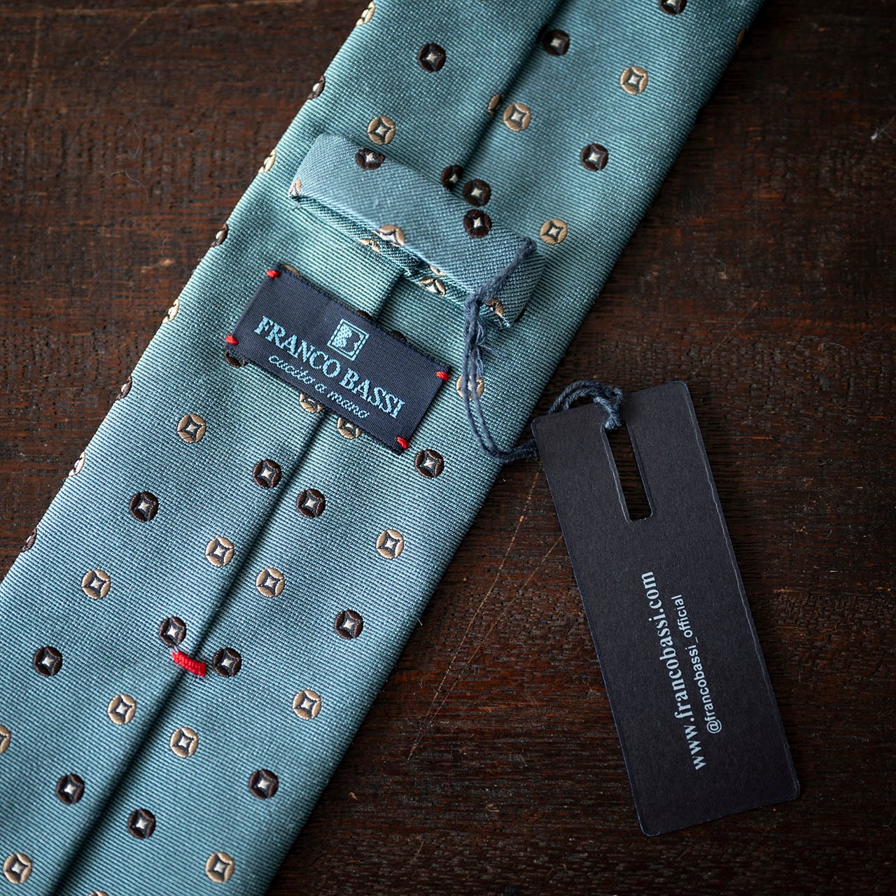 正規品】FRANCO BASSI（フランコバッシ）シルクネクタイ | 小紋柄