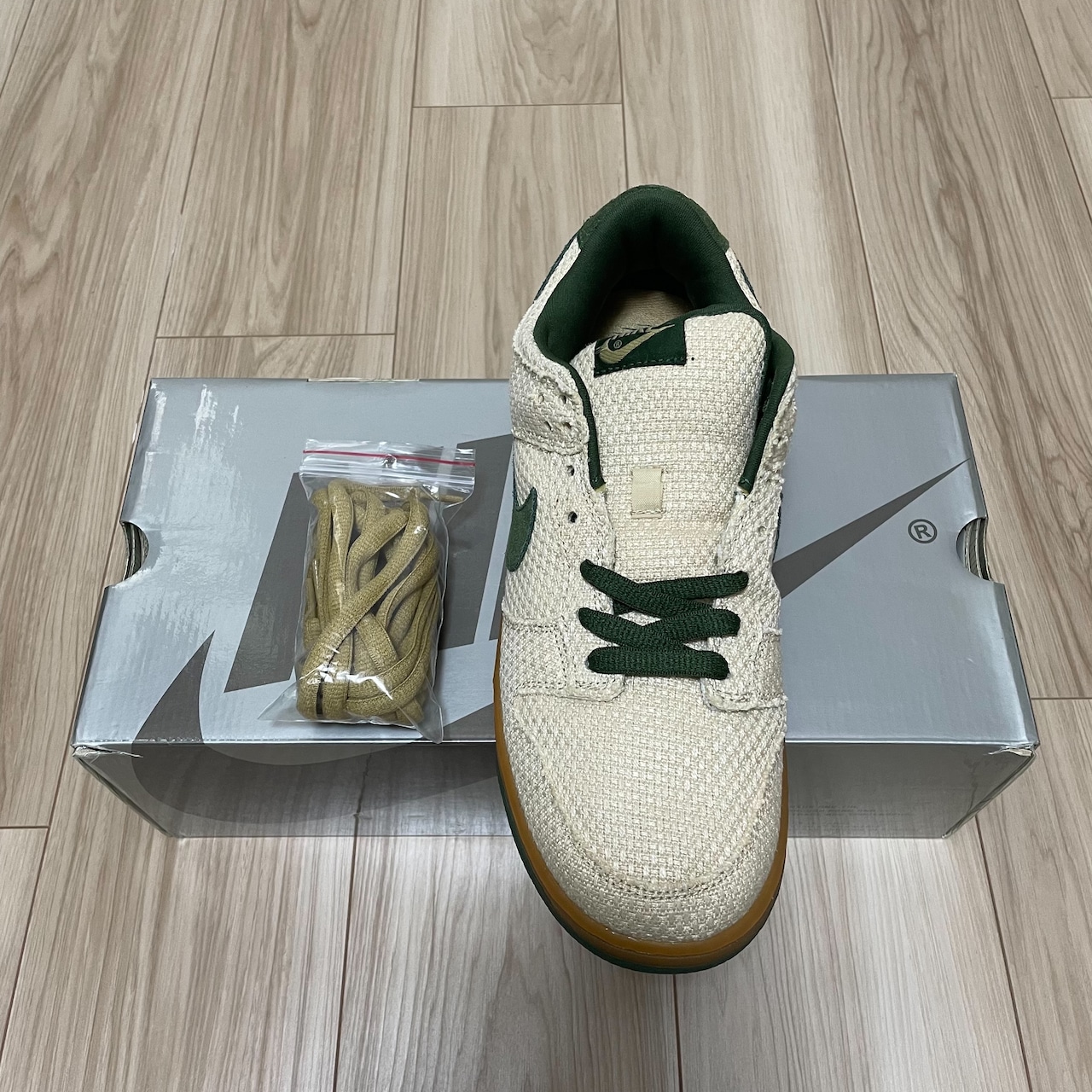 SB DUNK LOW PRO GREEN HEMP BONSAI 304292-732