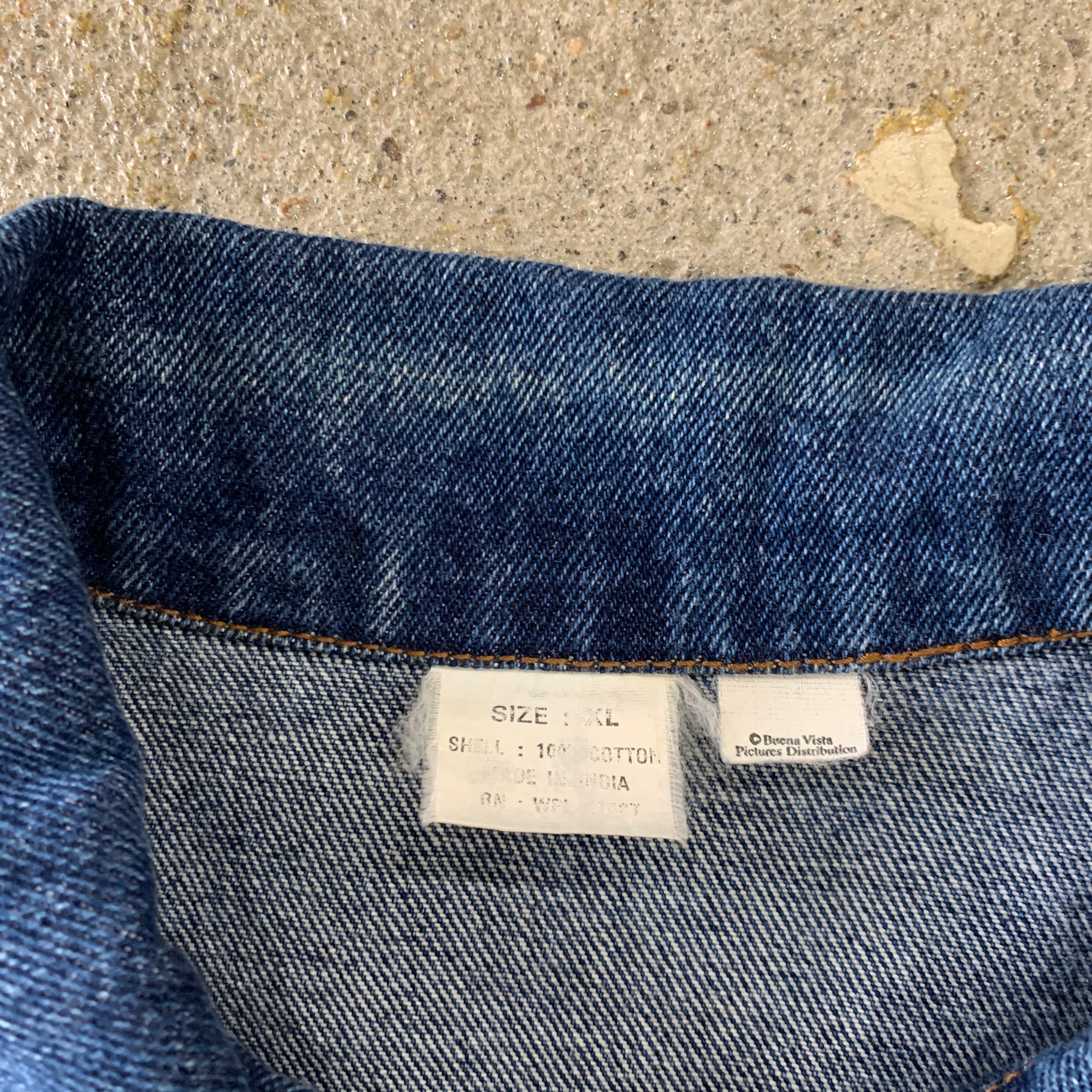 90s pulp fiction denim jacket | What
