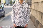 80s FAX Multi Pattern Cotton Shirt