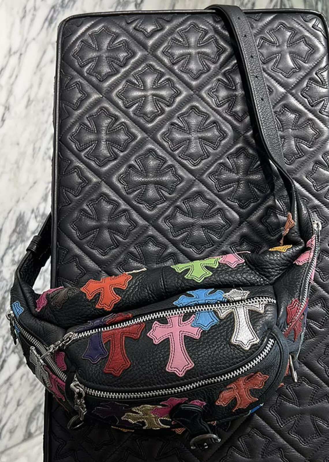 CHROME HEARTS クロムハーツ マルチカラー セメタリークロスパッチ 1ス