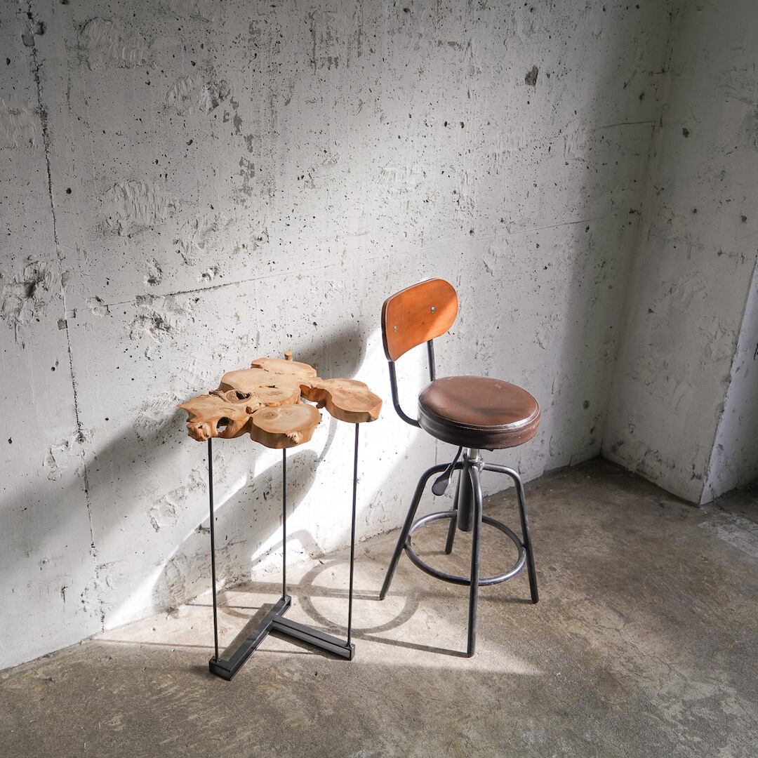 ディスプレイ用テーブル サイドテーブルにも◎ イチョウ① | 徳田製作所