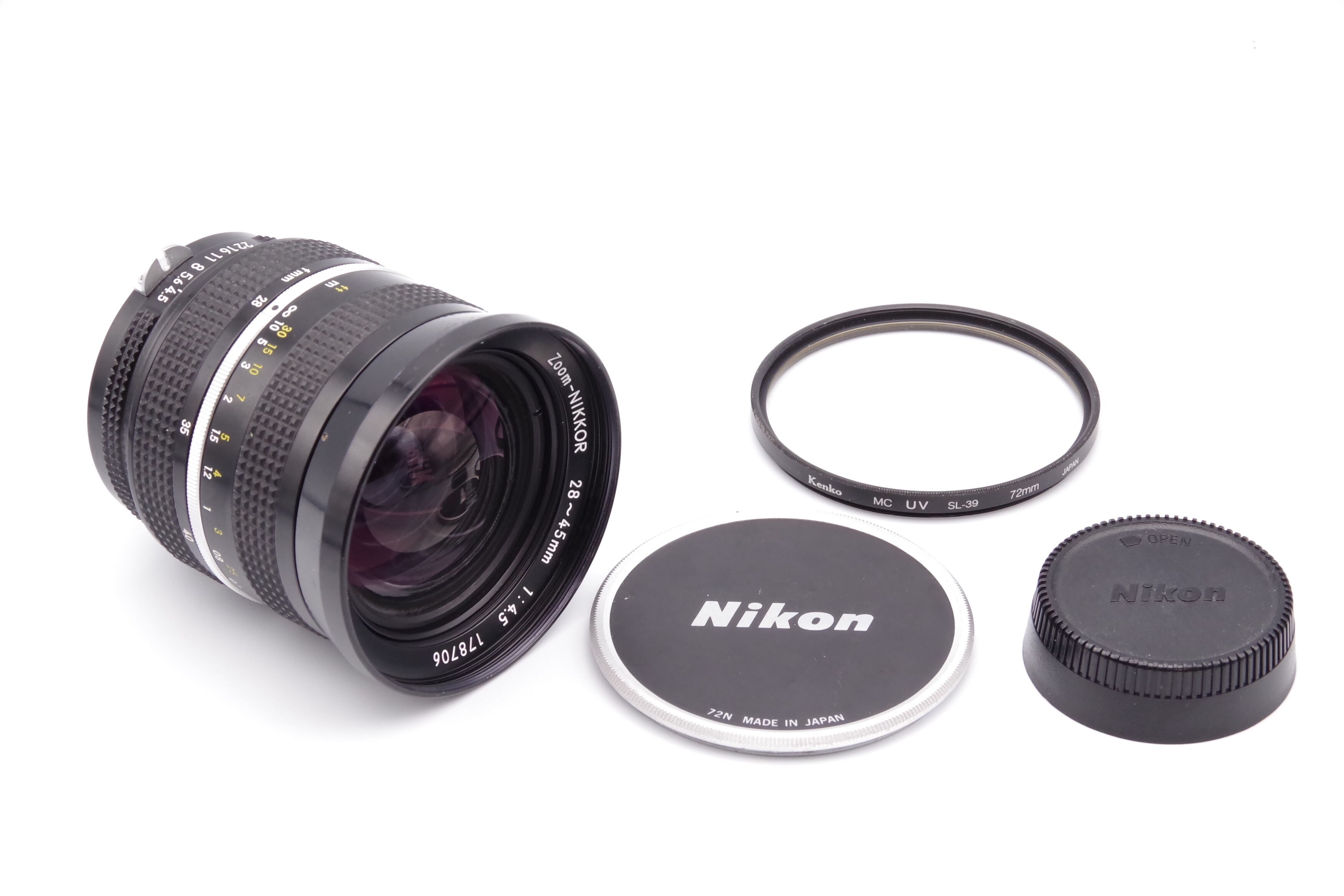 非AI Zoom-NIKKOR 28-45mm F4.5 Fマウント Nikon ニコン | 近江寫眞機店