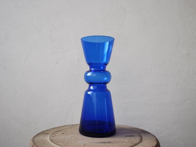 Weekend VASE：valoa コバルトブルーのフラワーベース/花器・一輪挿し