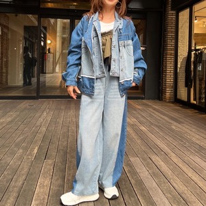 アウラアイラ AULA AILA COCOON SILHOUETTE DENIM PANTS