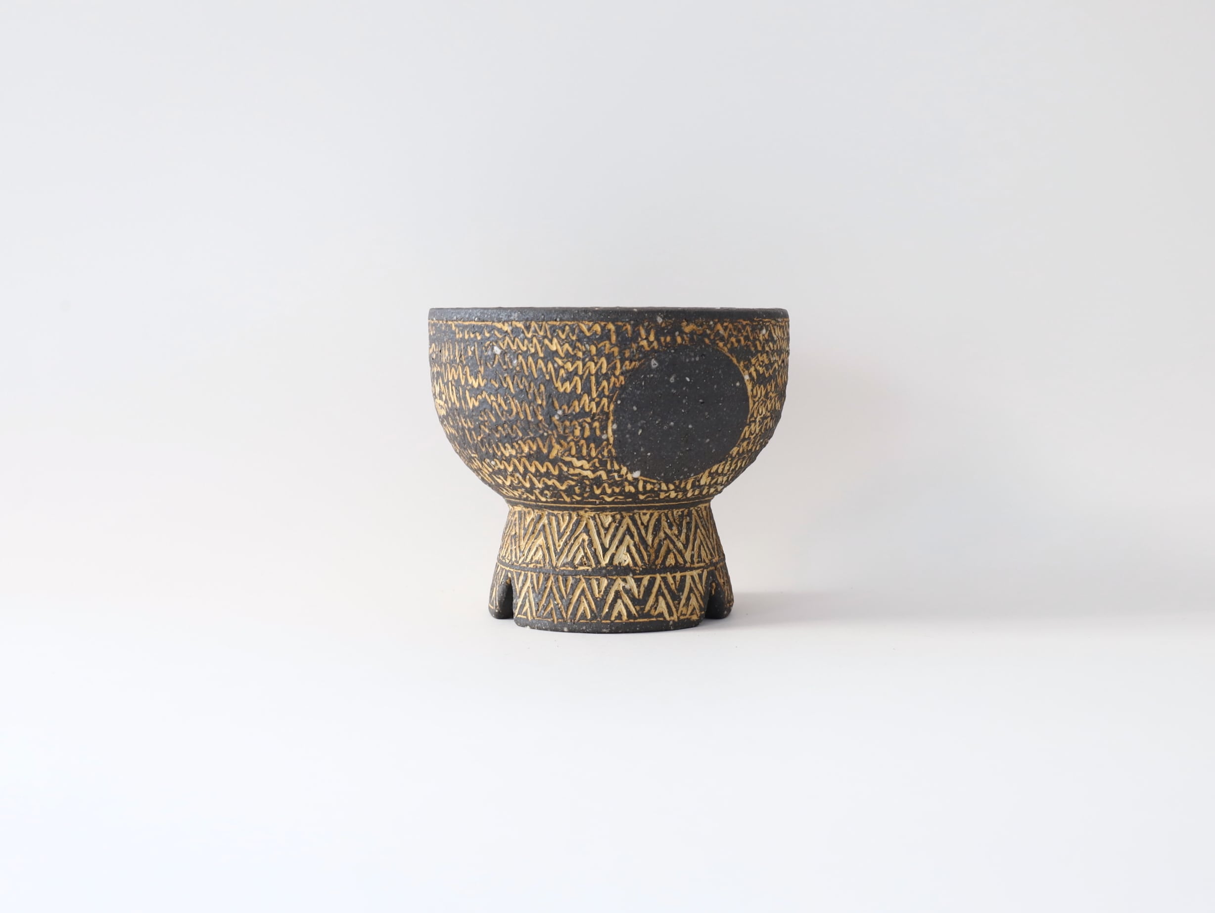 荻野善史 植木鉢 「月」一 （花鳥風月） | Galerie NUAGE