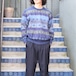 RETRO VINTAGE MUNSINGWEAR DESIGN KNIT/レトロ古着デザインニット