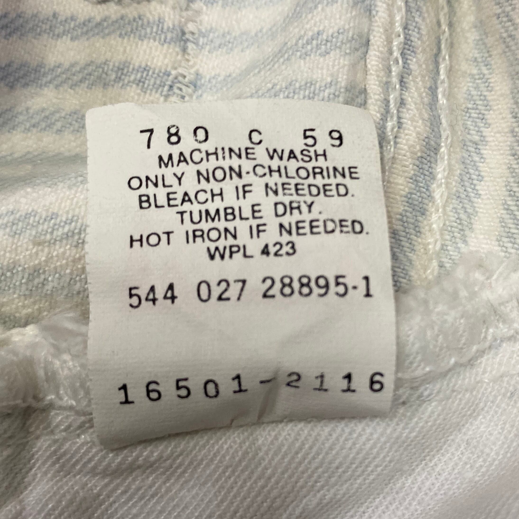 90年代 90s USA製 Levi's リーバイス 16501-2116 ヒッコリー