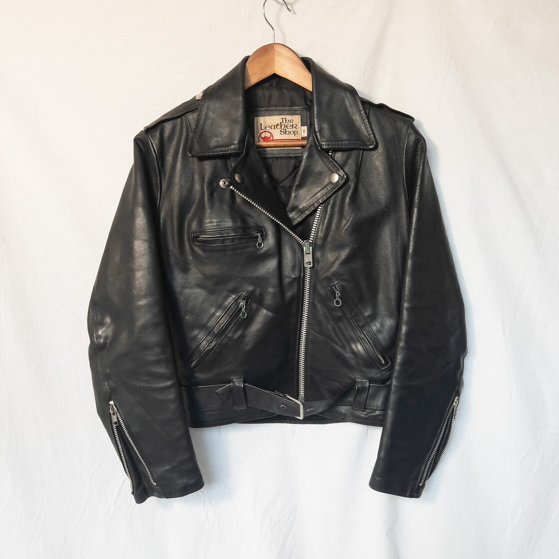 70s sears ダブルライダースジャケット レザージャケット lenzip 70 