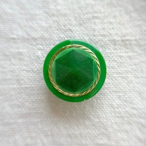 ゴールドリング×グリーンヘキサゴン 20㎜