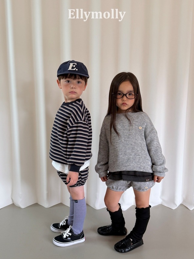 【予約】ELLY MOLLY アルトトレーナー 秋冬 kids キッズ　大人　レディース　　女の子　小学生　キッズ　韓国子供服　海外ファッション　韓国ブランド　韓国ファッション　親子　お揃い　親子コーデ　リボン　子供服 nicoru ギャル　海外子供服