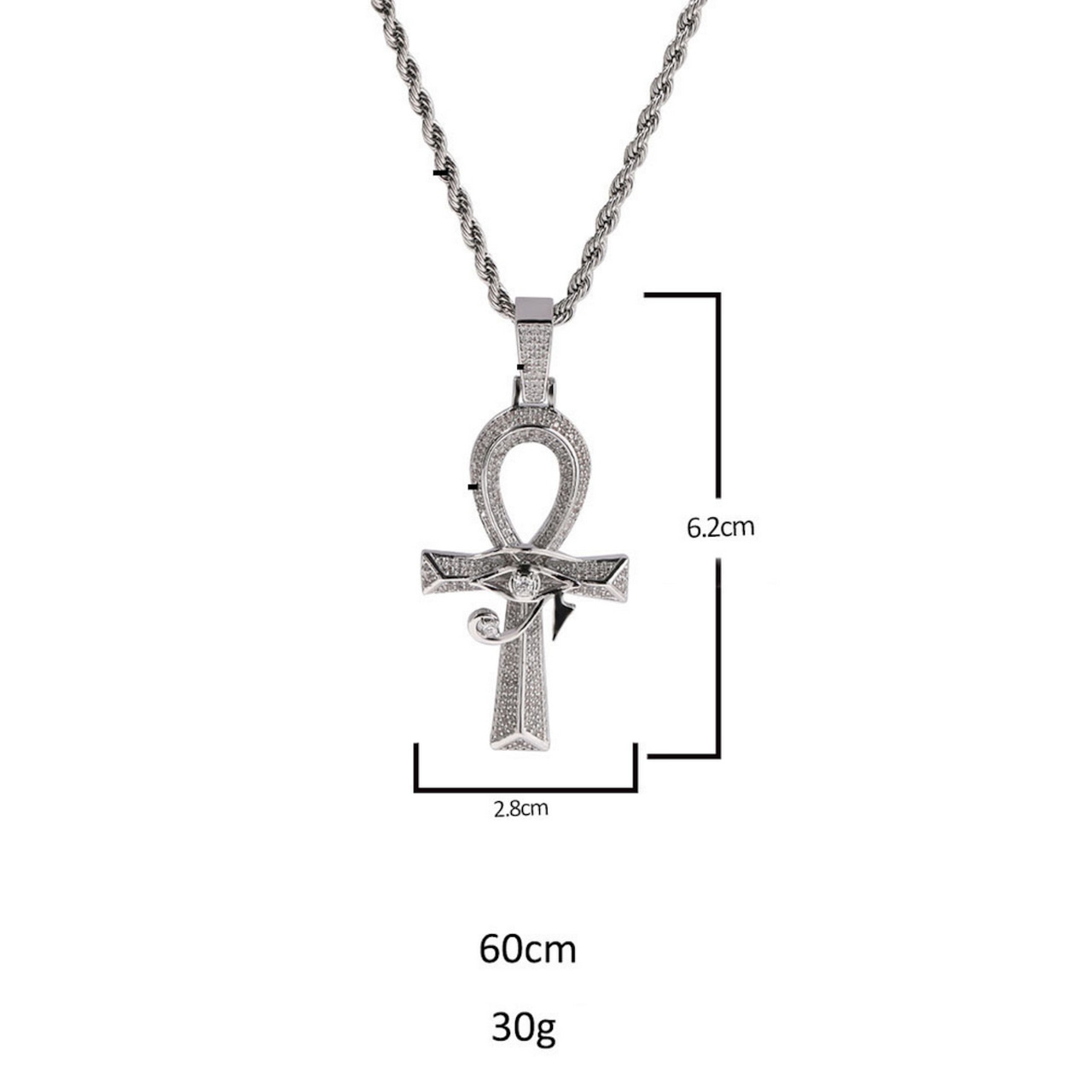 ホルスの目 ネックレス W177