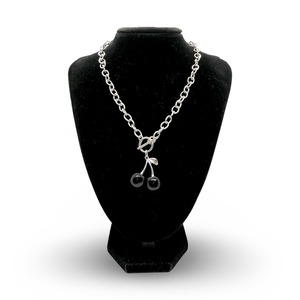 Black Cherry Chain Necklace