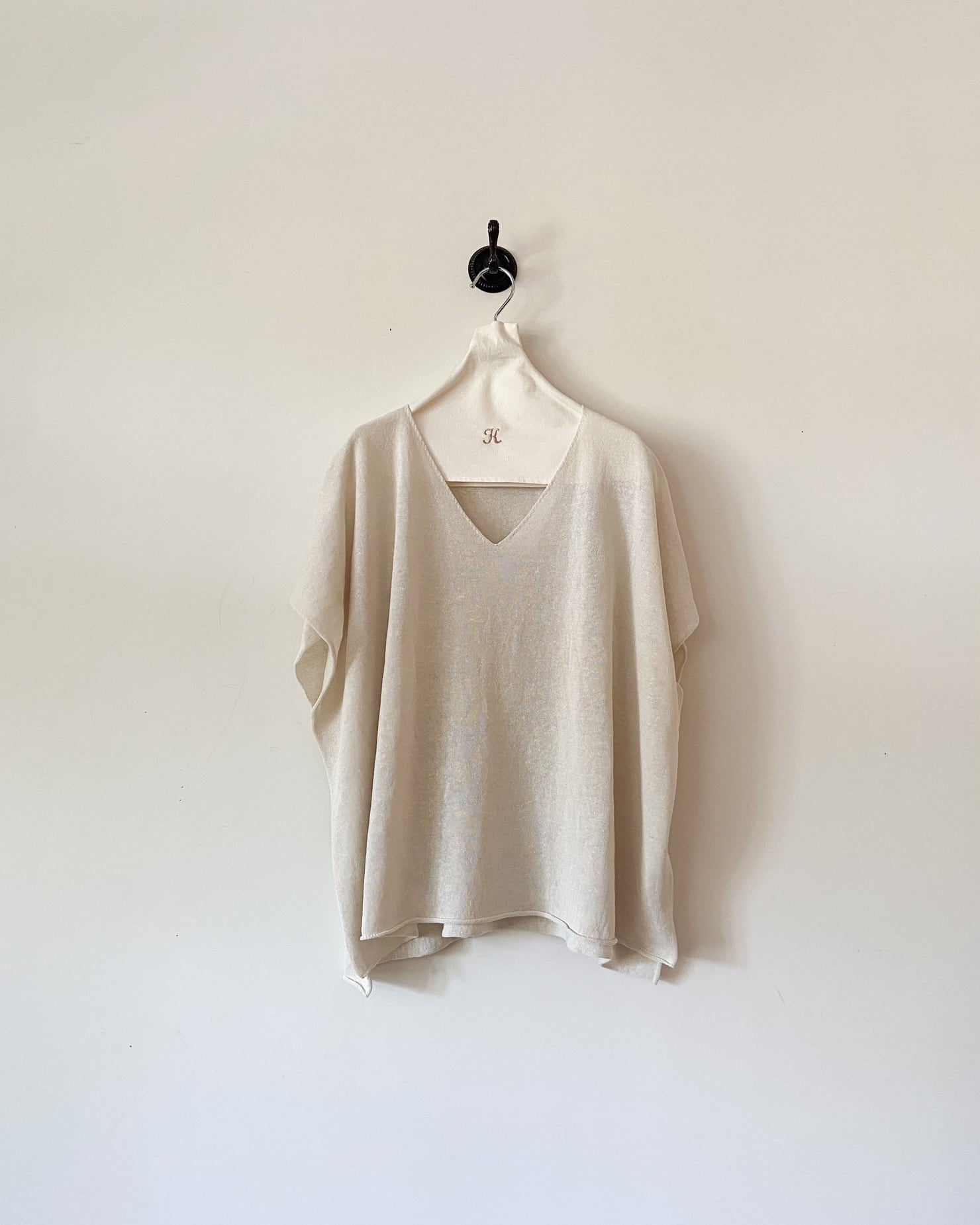 evam eva リネンベスト　linen vest