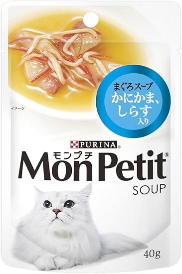 モンプチ スープ パウチ 猫用 6種類×2セット まぐろ・かつお・ささみ