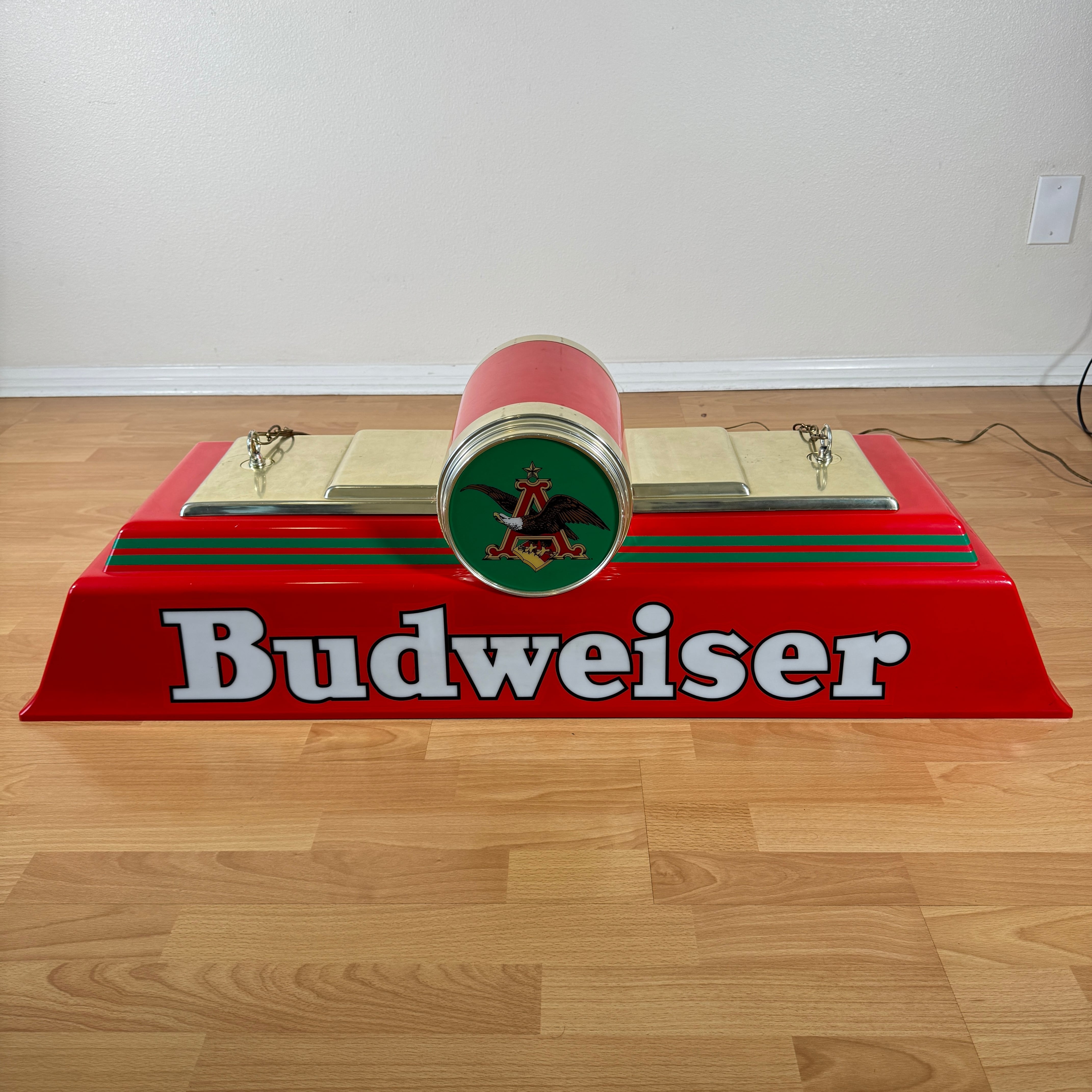 2127【1990年代】ビンテージ Budweiser（バドワイザー） プールランプ