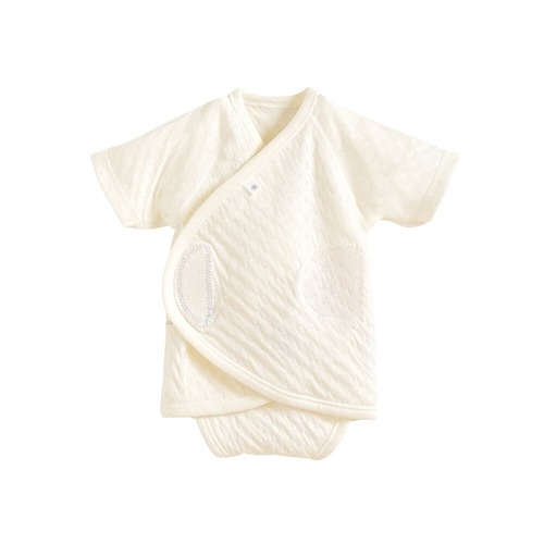 10mois(ディモワ) / PATTO SATTO HADAGI (パッとサッと肌着） / オーガニックコットンきなり / 50-60cm