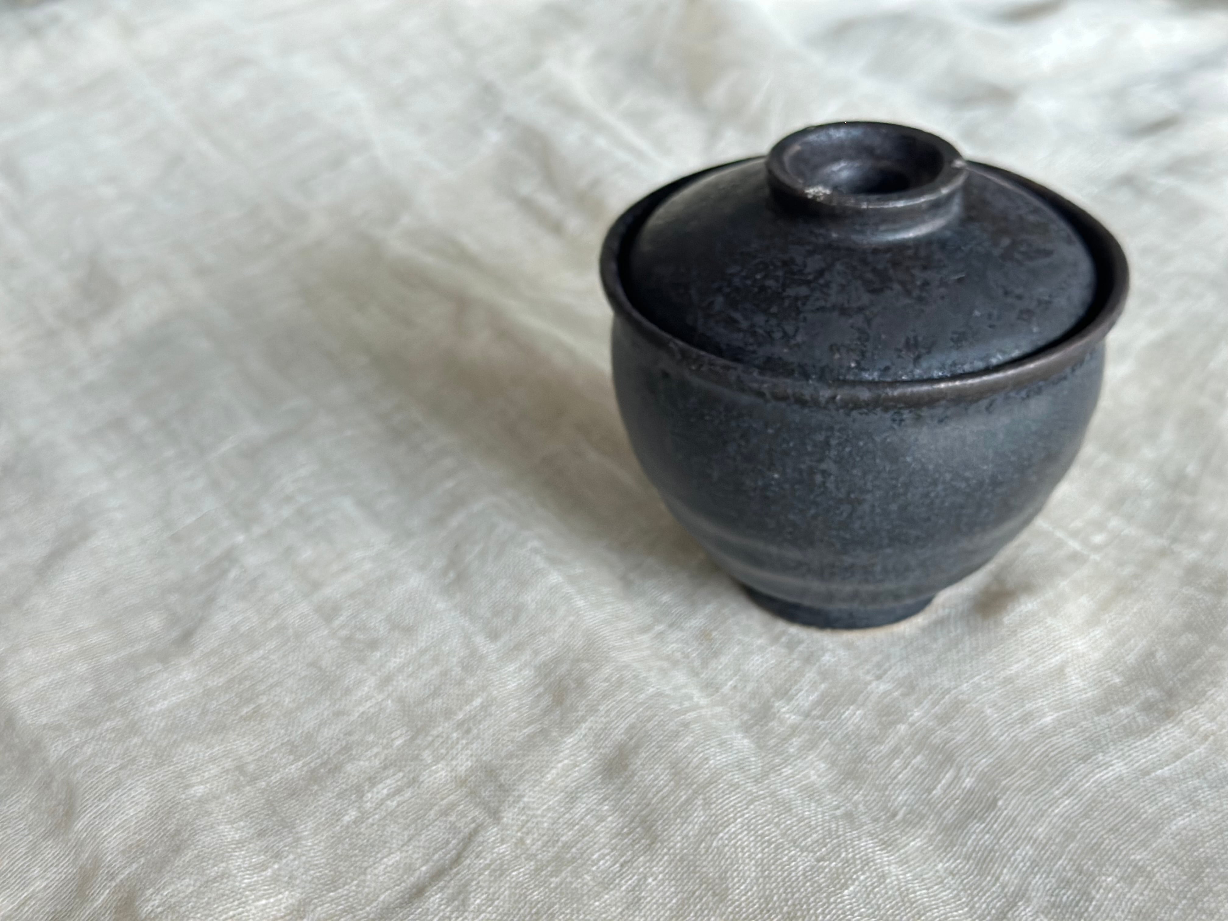 黒錆 茶碗蒸しカップ