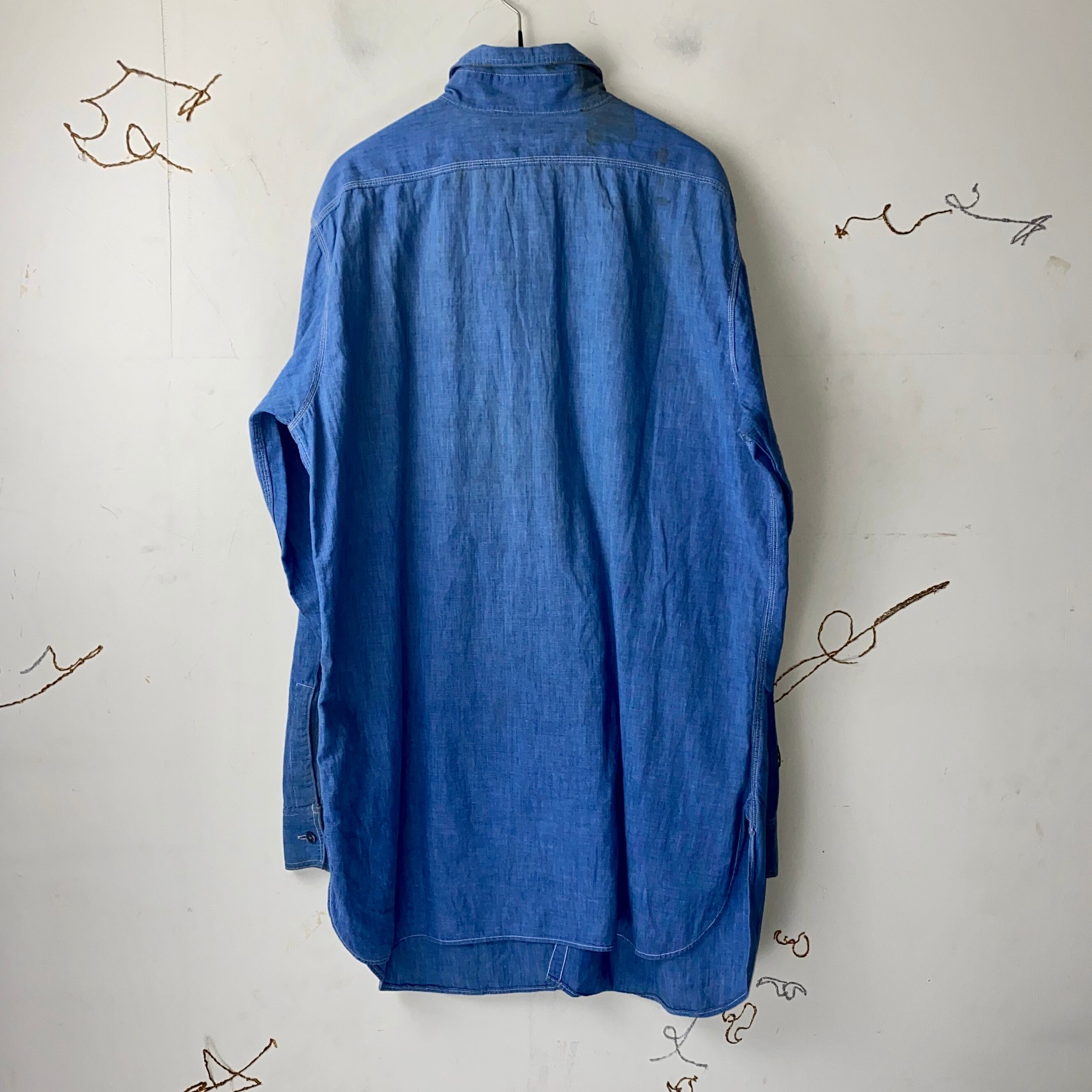 vintage 1940's HERCULES chambray shirt | NOIR ONLINE