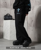 ◆クロスデザイン スウェットパンツ◆wi-023039