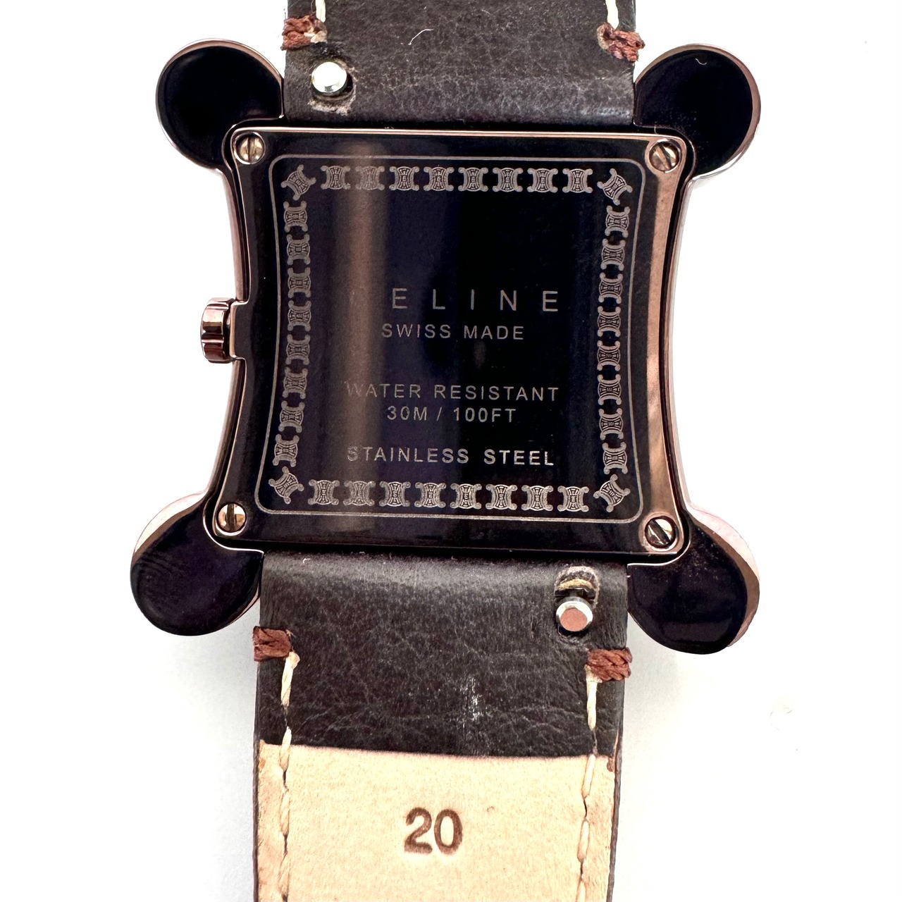 美品】セリーヌ CELINE ブラゾン トリオンフ 腕時計 クォーツ 2針 