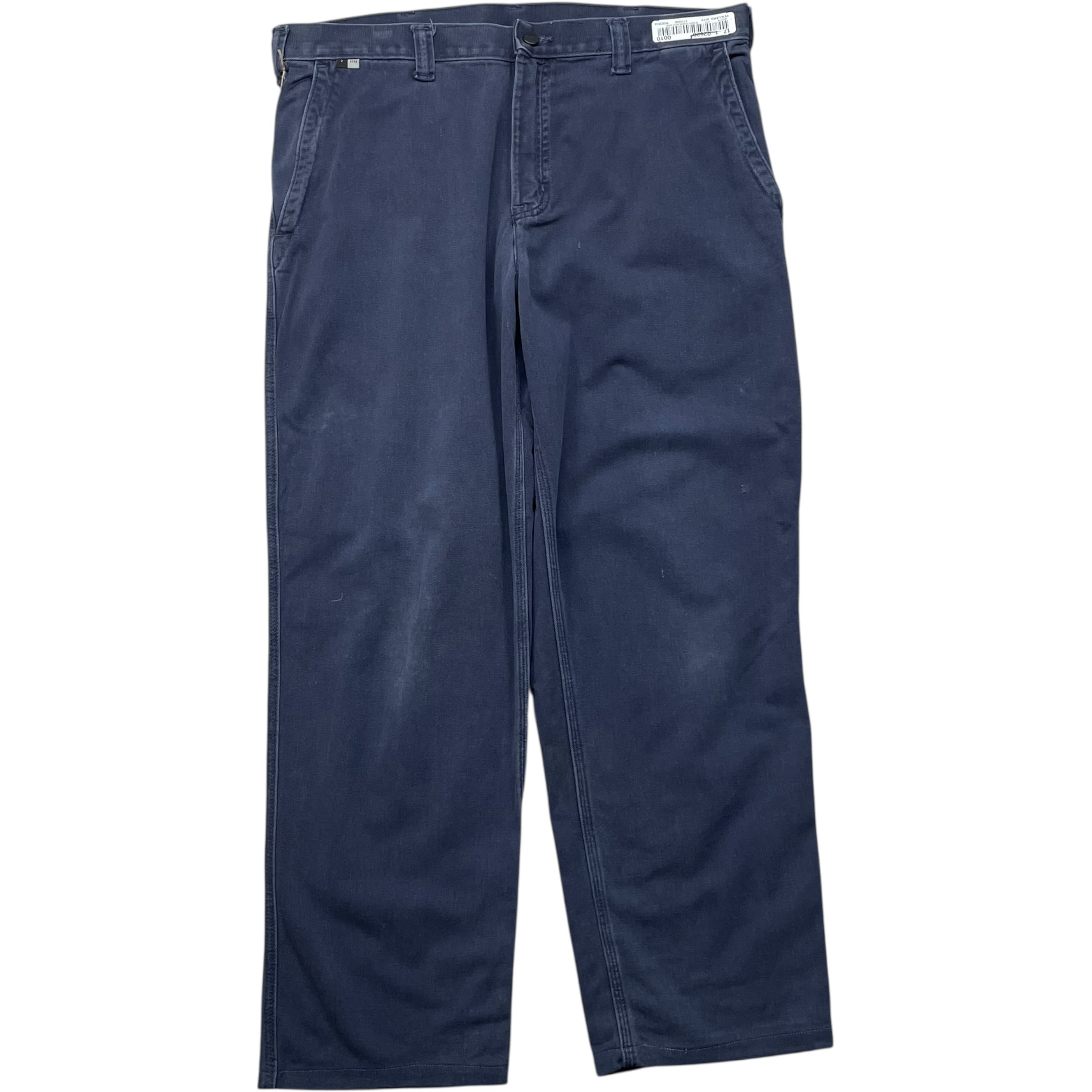 《実寸W37L30》Carhartt カーハート ワークパンツ Carhartt FR 難燃性 ネイビー no.8847