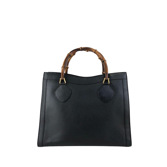 GUCCI グッチ ハンドバッグ ブラック バンブー レザー 002・1095・0260 vintage ヴィンテージ オールド spzj7v