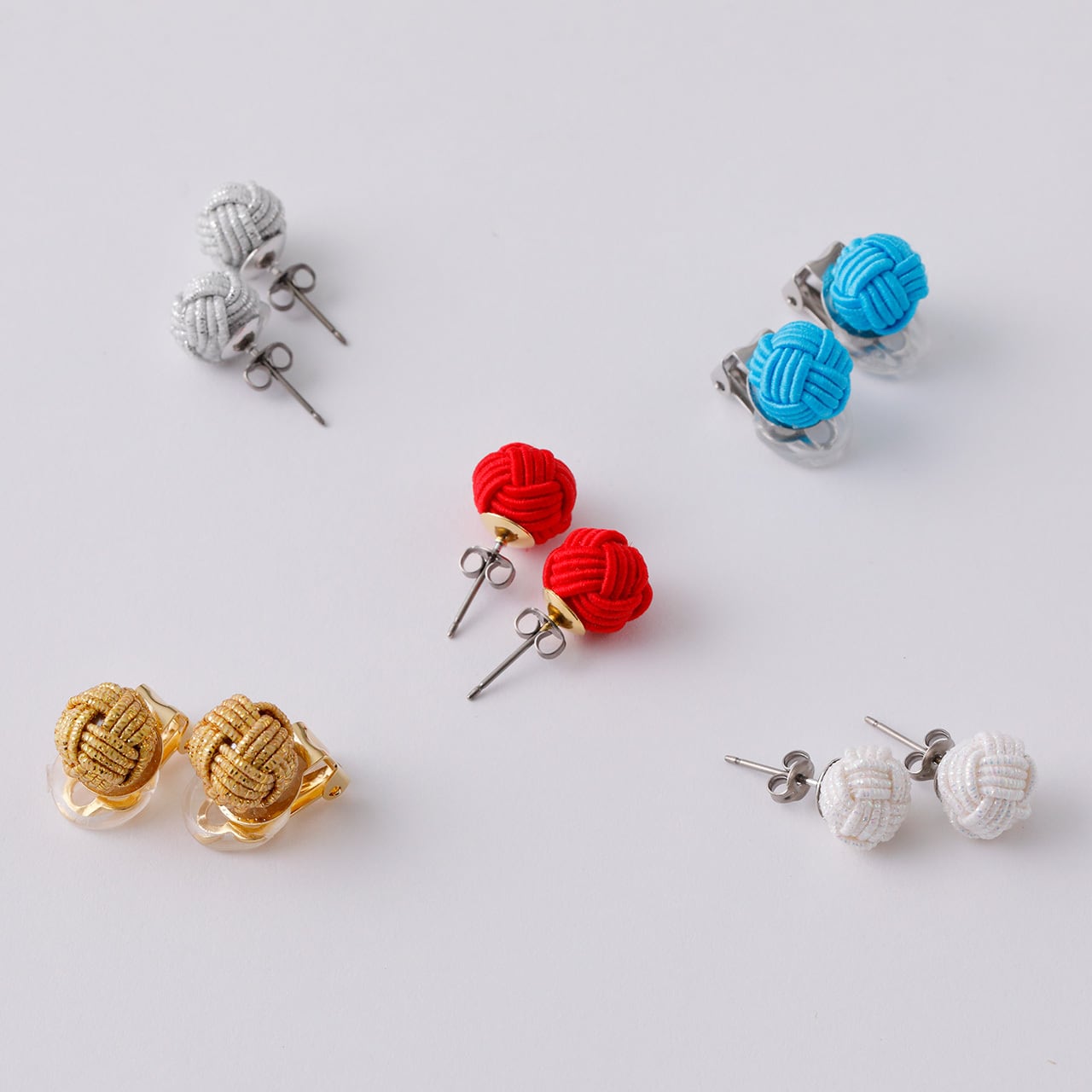 水引ピアス 珠 | えがお工房8ジョイ