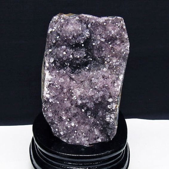 アメジスト クラスター ウルグアイ産 アメジスト 原石 amethyst 台座付属 花型 一点物  182-7059