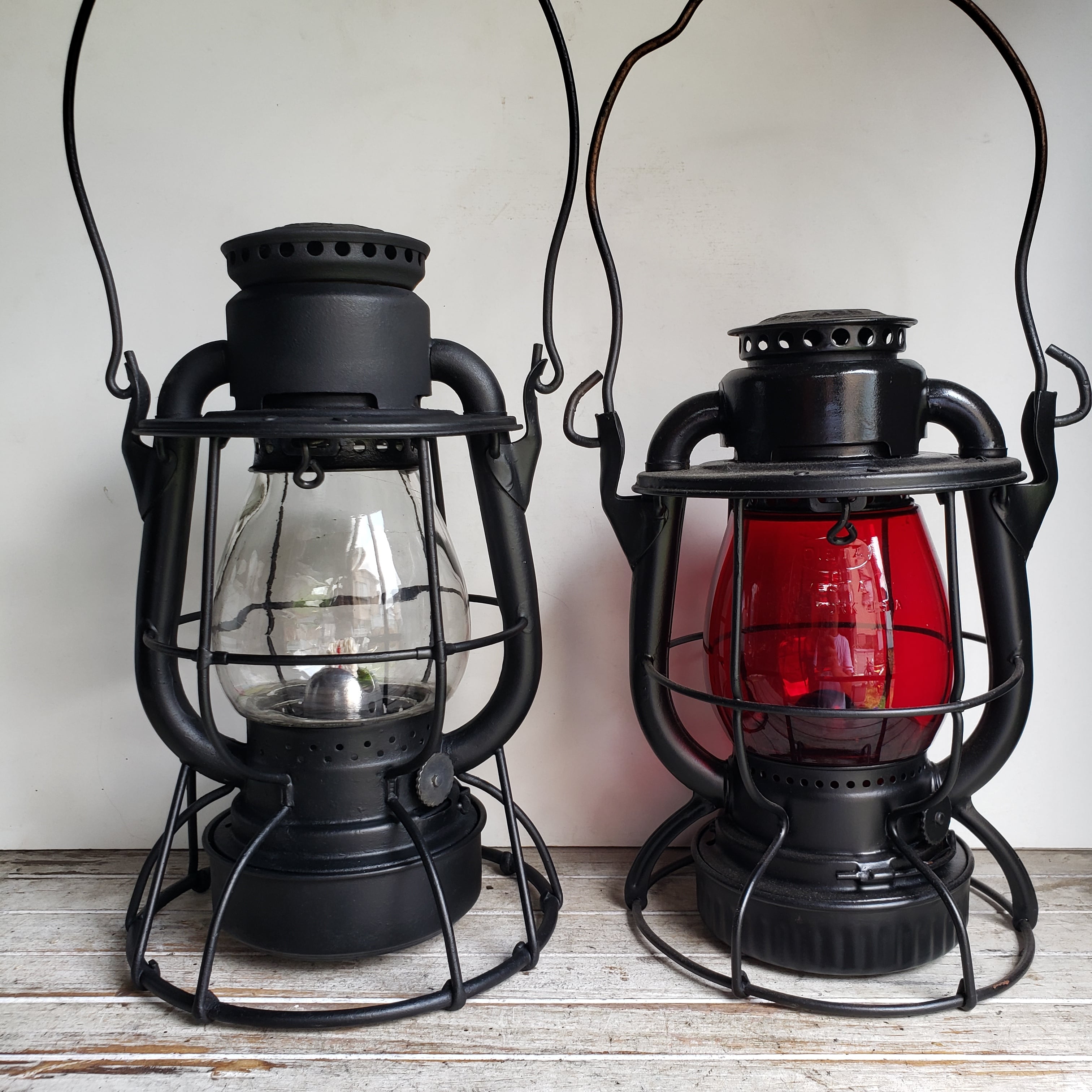 DIETZ VESTA Railroad Lantern & ルビーレッドグローブ レイルロード