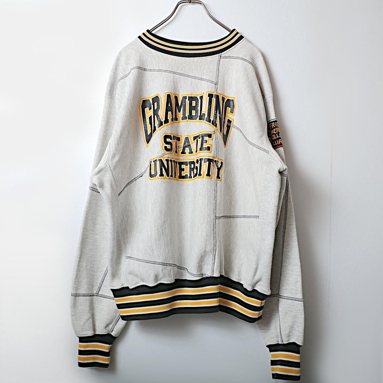 90s AACA カレッジ プリント スウェット シャツ 古着 used