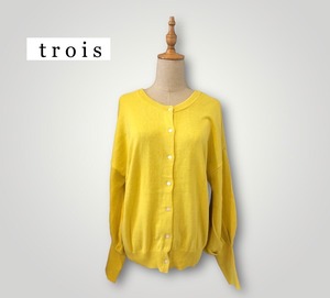 ★50％OFF★ trois／トロワ　2WAYニットプルオーバー