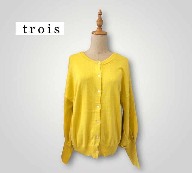 ★50％OFF★ trois／トロワ　2WAYニットプルオーバー